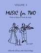 Music for Two #3 Gilbert & Sullivan, Irish Music and Rags Flute/ Oboe/ Violin and Viola cover